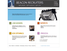 Tablet Screenshot of beaconrecruiters.com